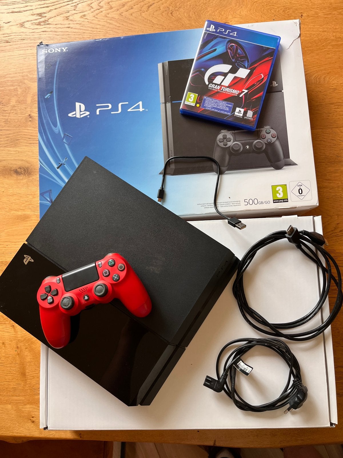 Playstation 4 + Grand Tourismo 7 in orginele doos., Spelcomputers en Games, Spelcomputers | Sony PlayStation 4, Ophalen of Verzenden