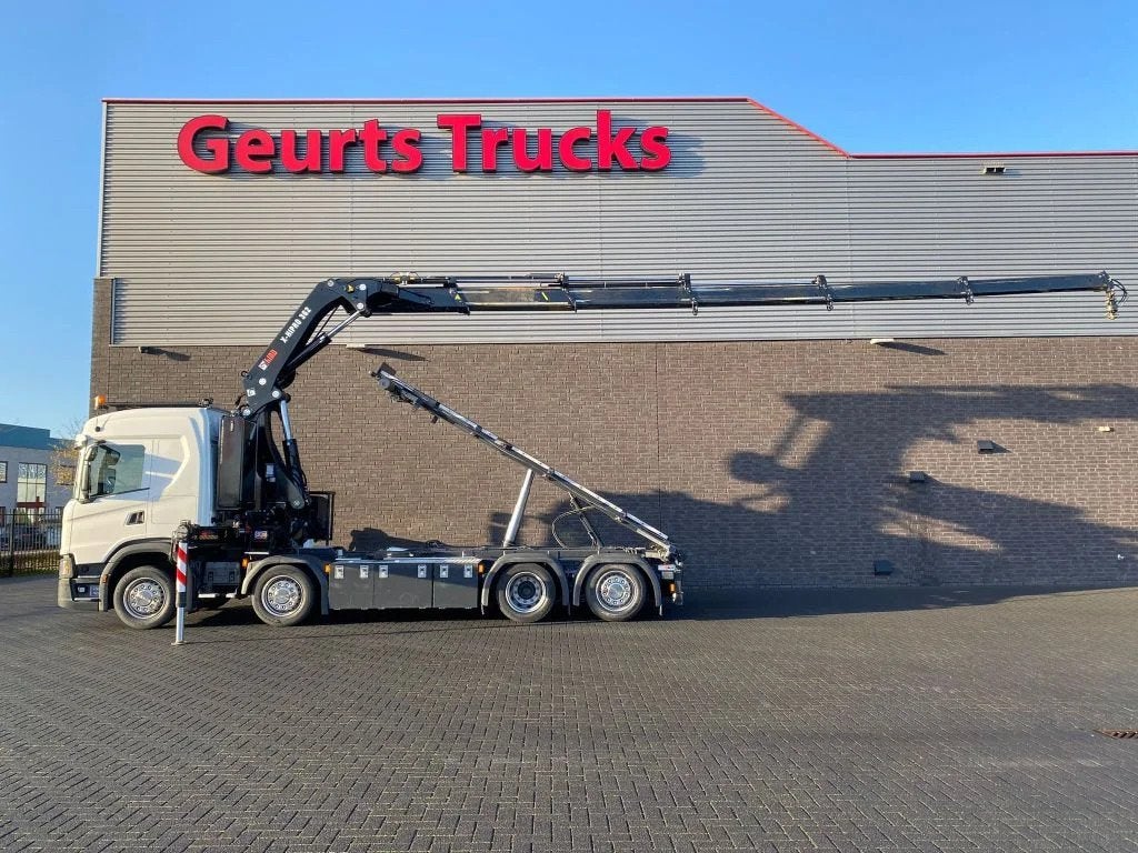 Scania G500 NGS 8X2 MET 3 ZIJDIGE KABELSYSTEEM + HIAB 362 EP, Automaat, Navigatiesysteem, Euro 6, Scania
