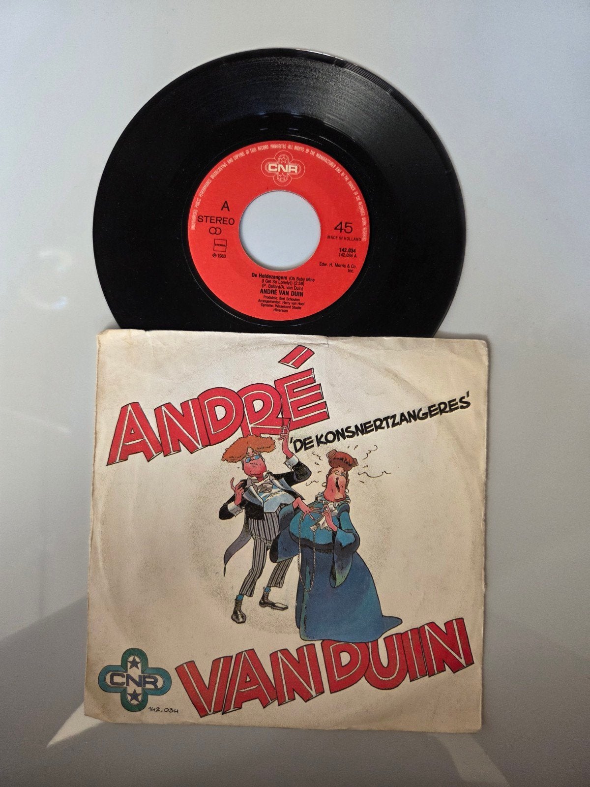 André van Duin - De heidezangers, Ophalen of Verzenden, Gebruikt, 7 inch, Nederlandstalig