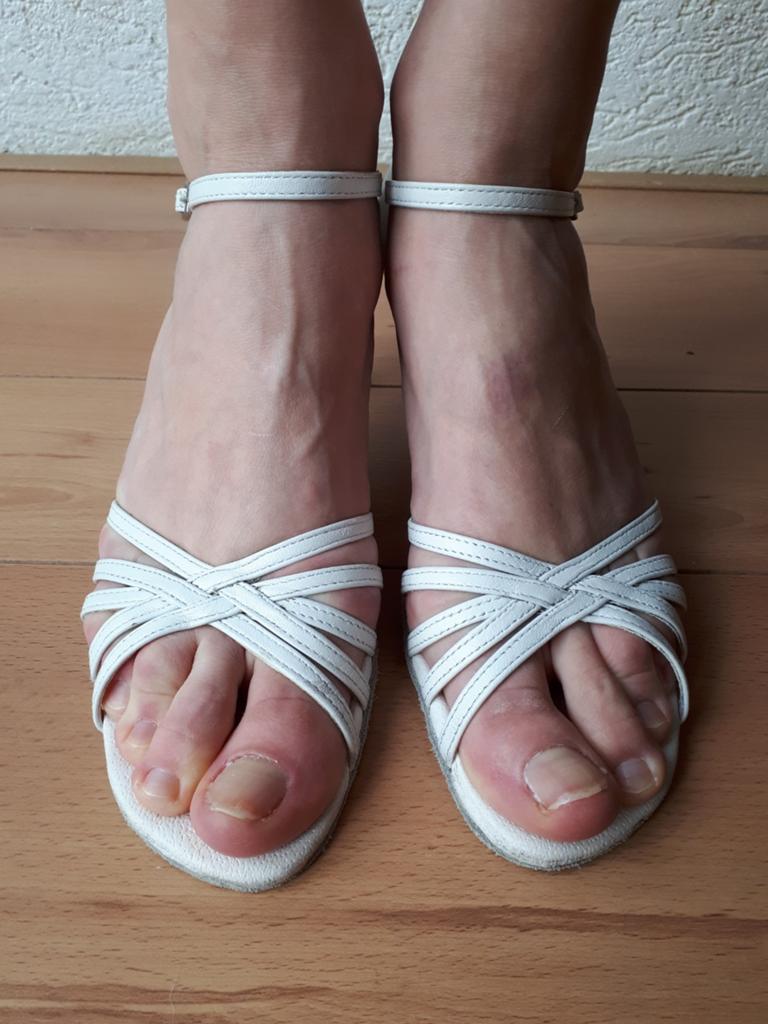 Witte leer dansschoenen, Kleding | Dames, Schoenen, Gedragen, Dansschoenen, Wit, Ophalen of Verzenden