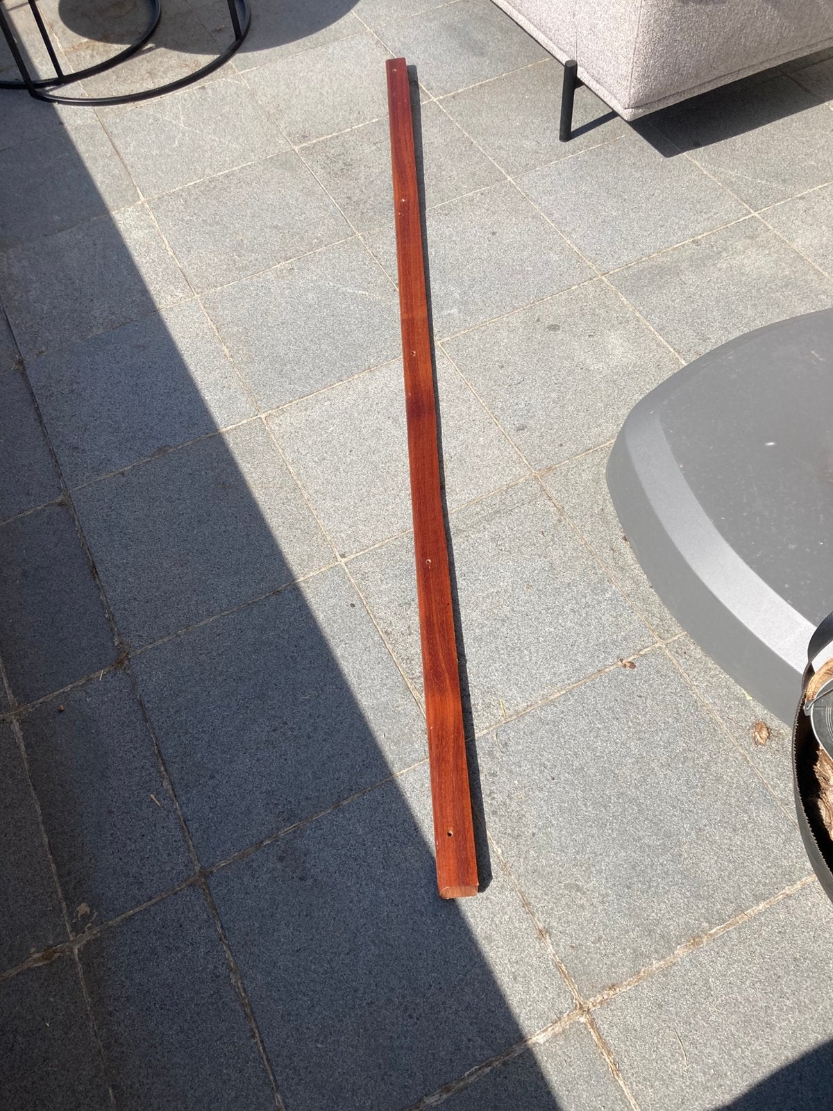 Meranti plinten ca. 36m1, Ophalen, Overige materialen, Gebruikt, 200 tot 250 cm
