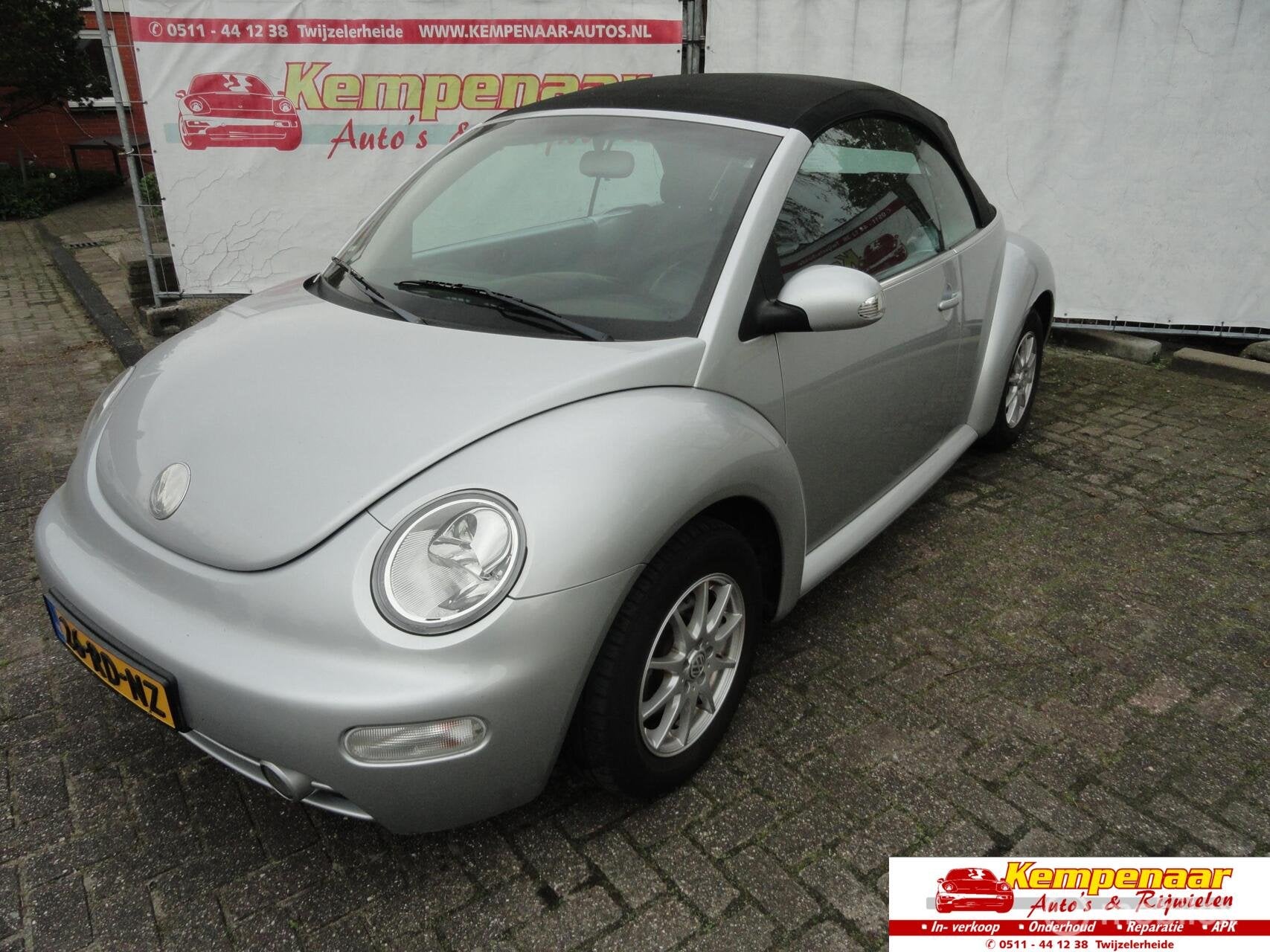 Volkswagen New Beetle Cabriolet 1.6, Auto's, Stof, Gebruikt, Beetle (Kever), 4 cilinders