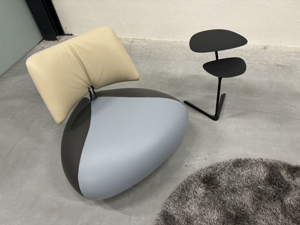 Nieuw Leolux Pallone Pa Fauteuil Blauw leer Design stoel, Leolux, Info@leolux.nl, Nieuw, Ophalen of Verzenden