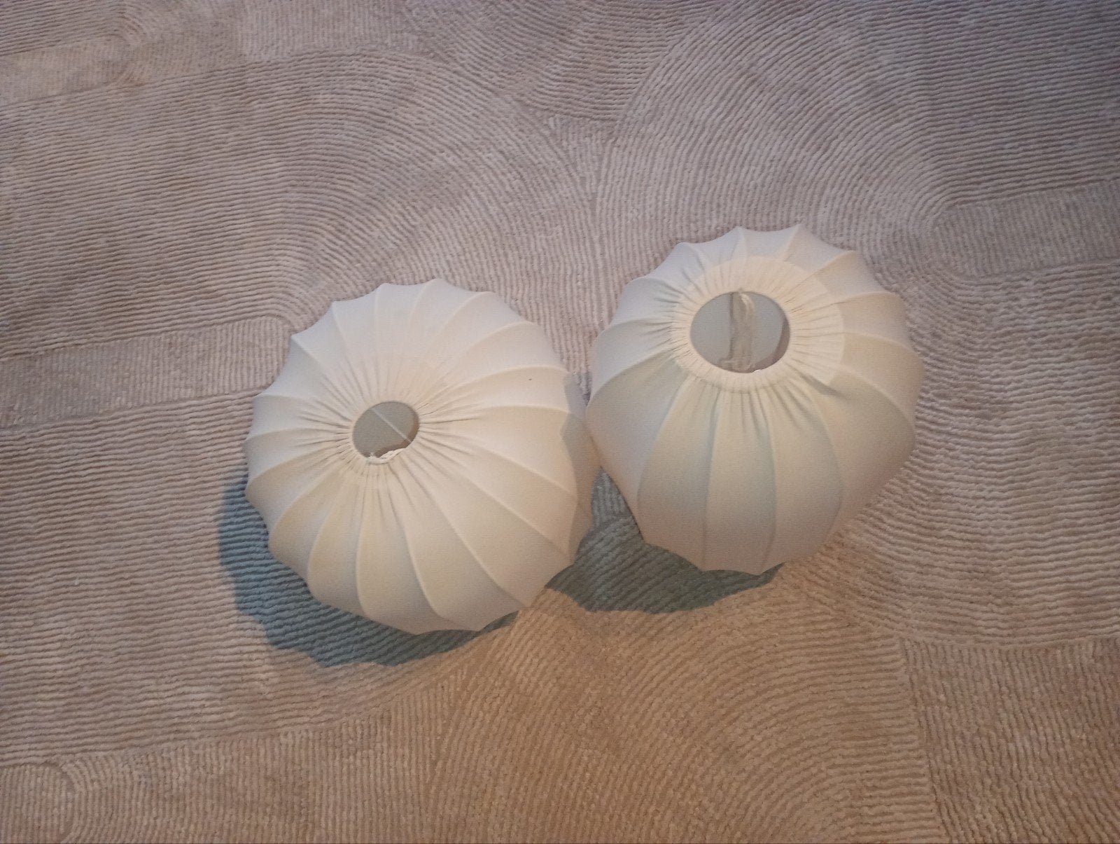 lampenkap, Huis en Inrichting, Lampen | Lampenkappen, Ophalen of Verzenden, Zo goed als nieuw, Beige, Hanglamp