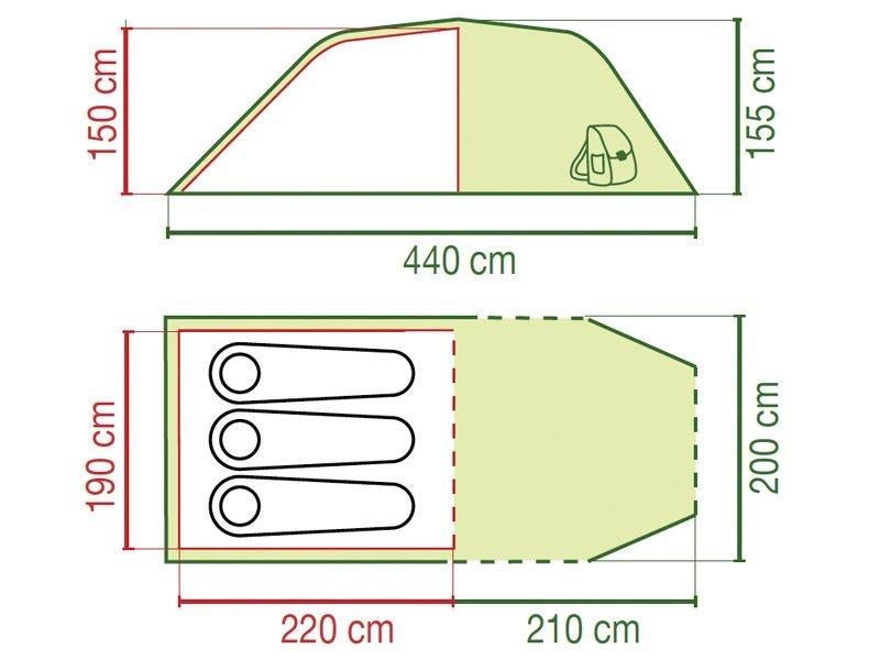 Coleman Coastline 3 driepersoons kampeertent Nieuw, Caravans en Kamperen, Tenten, Coleman, Info@coleman.com, The Coleman Company, Inc., 3600 N. Hydraulic, Wichita, KS 67219, USA