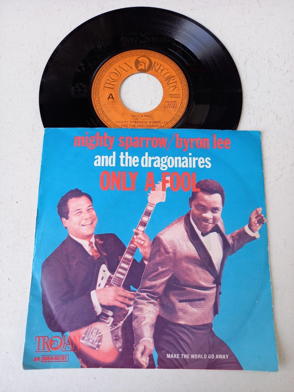 Mighty Sparrow / Byron Lee and the Dragonaires , single, Ophalen of Verzenden, Gebruikt, Pop