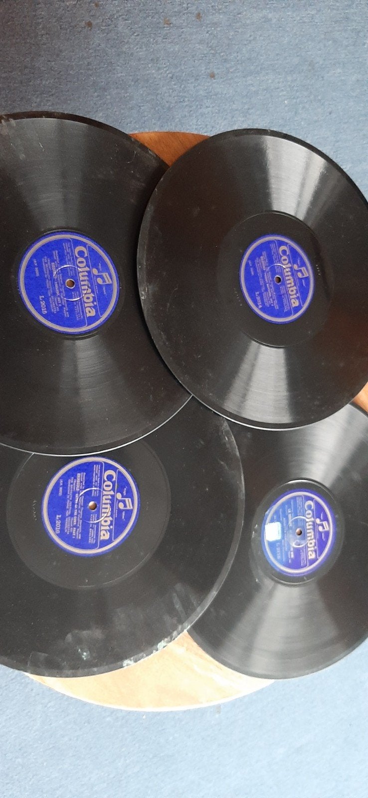 Diverse 78 toeren platen - Columbia en His Master's Voice, Cd's en Dvd's, Ophalen, Gebruikt, 10 inch, Overige typen