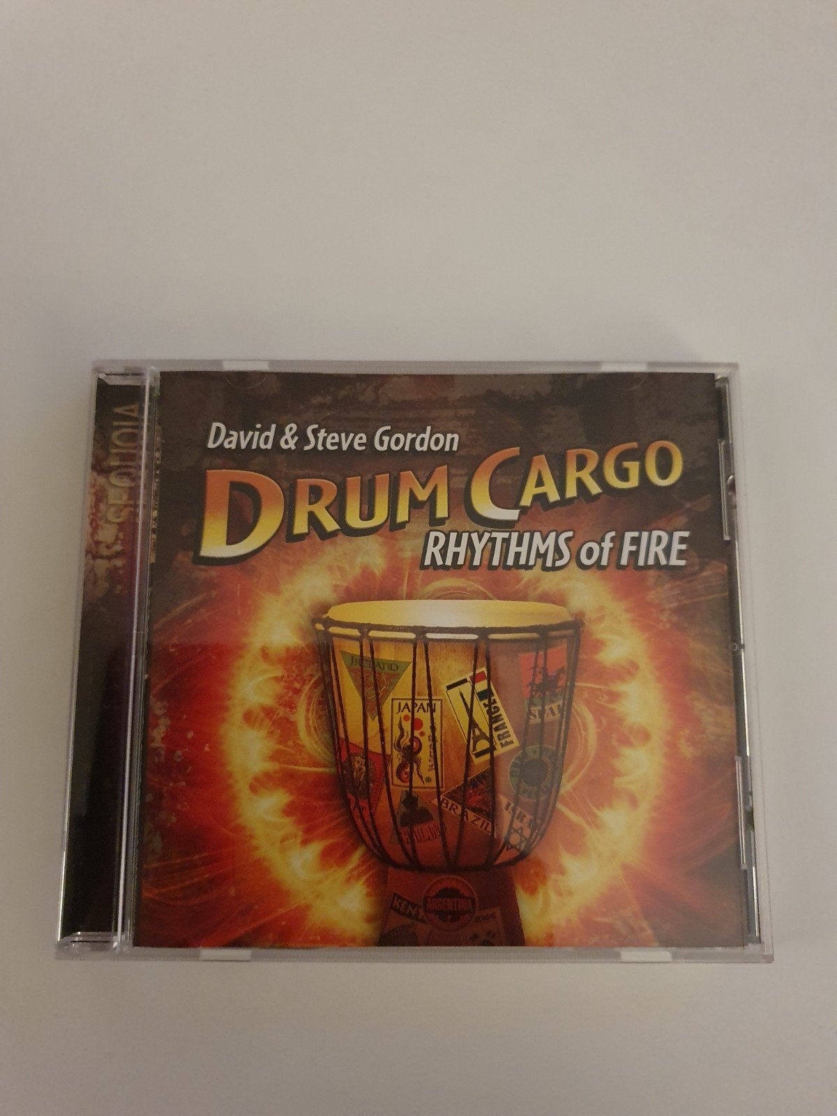 David & Steve Gordon - Drum cargo, rhythms of fire. Cd., Ophalen of Verzenden, Gebruikt