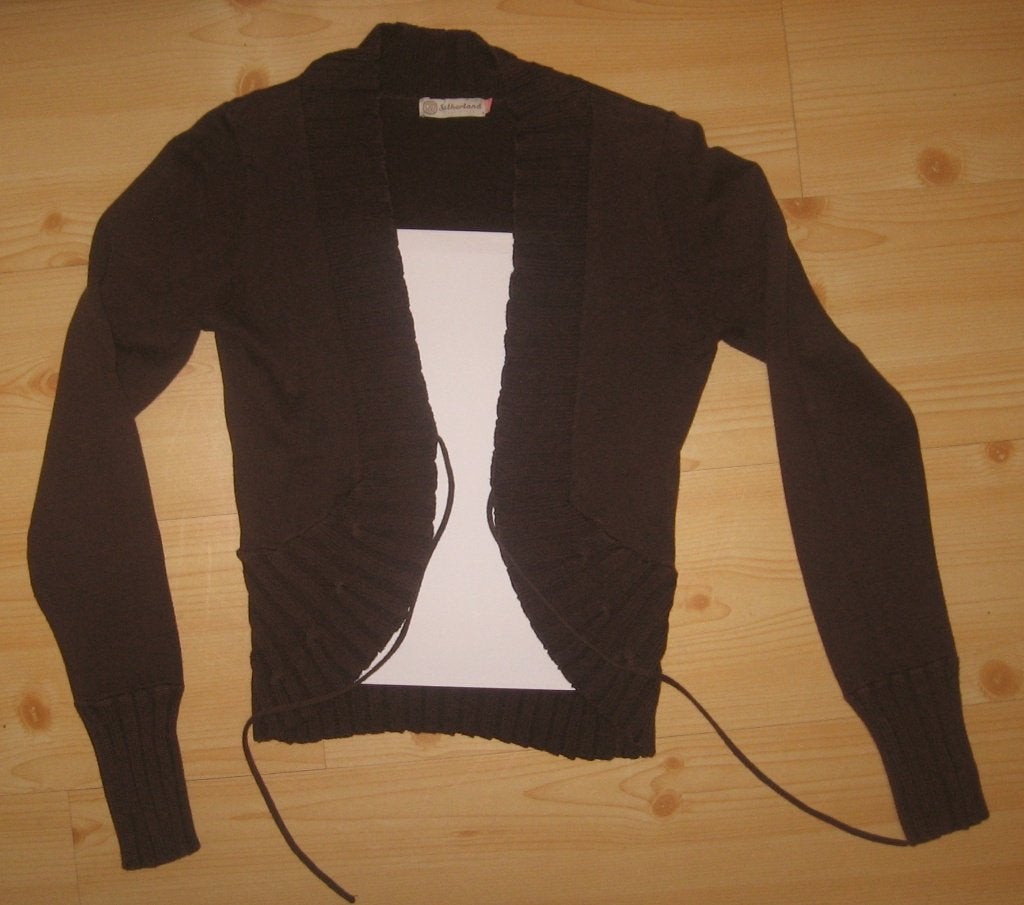 Sutherland bruin vest maat s (in vest staat l, maar valt erg, Sutherland, Bruin, Ophalen of Verzenden, Maat 36 (S)
