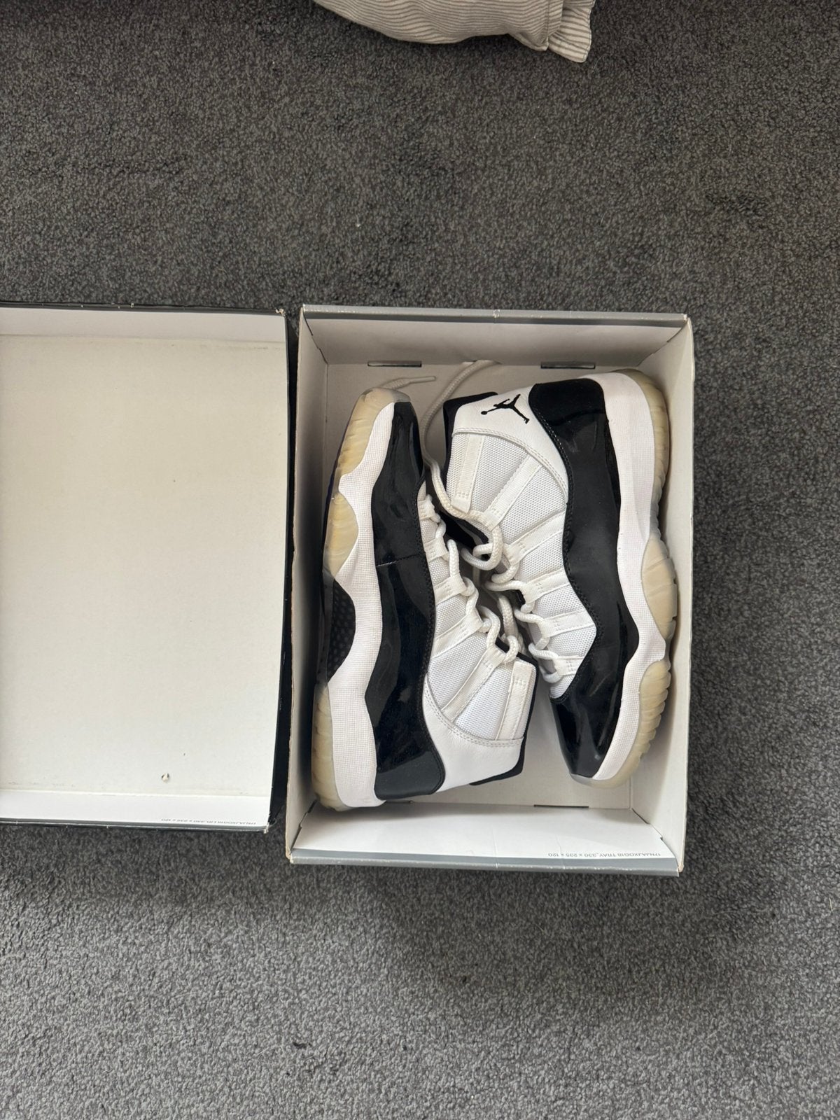 Jordan  11 Retro Concord (2018) zwart/wit maat 42, Zwart, Ophalen of Verzenden, Sneakers of Gympen, Gedragen
