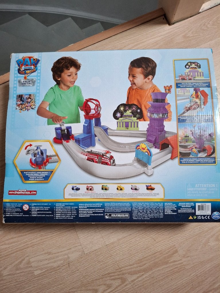 Racebaan Paw Patrol, Racebaan, Zo goed als nieuw, Elektrisch, Ophalen