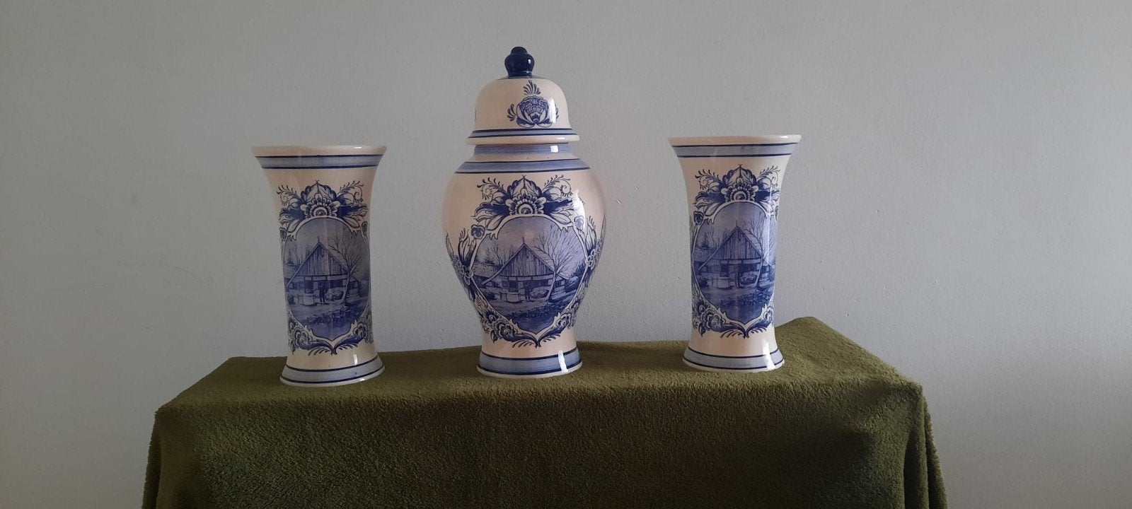 kaststel Delfts Blauw, antiek, Antiek en Kunst, Ophalen of Verzenden