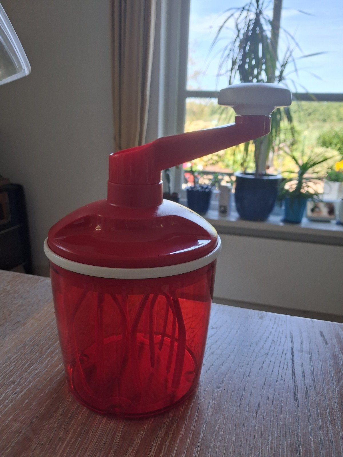 Tupperware Speedy Chef Rood - Nieuw met Receptenboekje, Overige typen, Nieuw, Ophalen of Verzenden, Met deksel