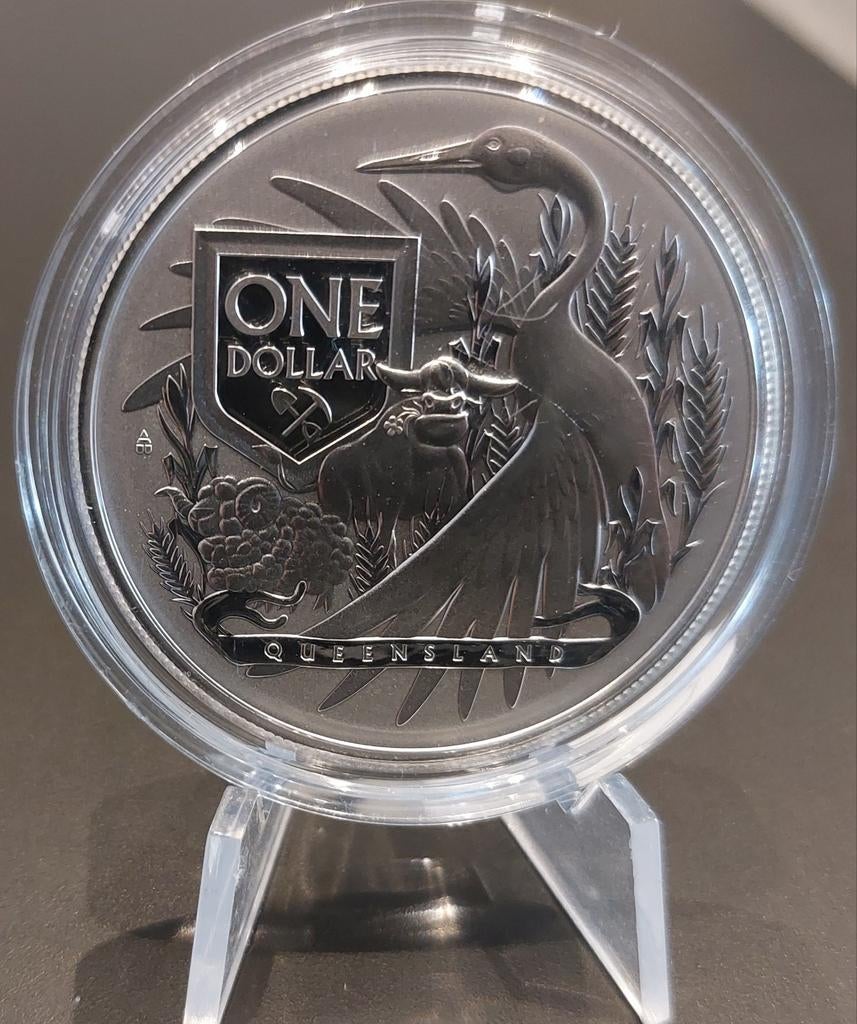 Zilveren munt 1 oz - Queensland 2023, Postzegels en Munten, Munten | Nederland, Verzenden