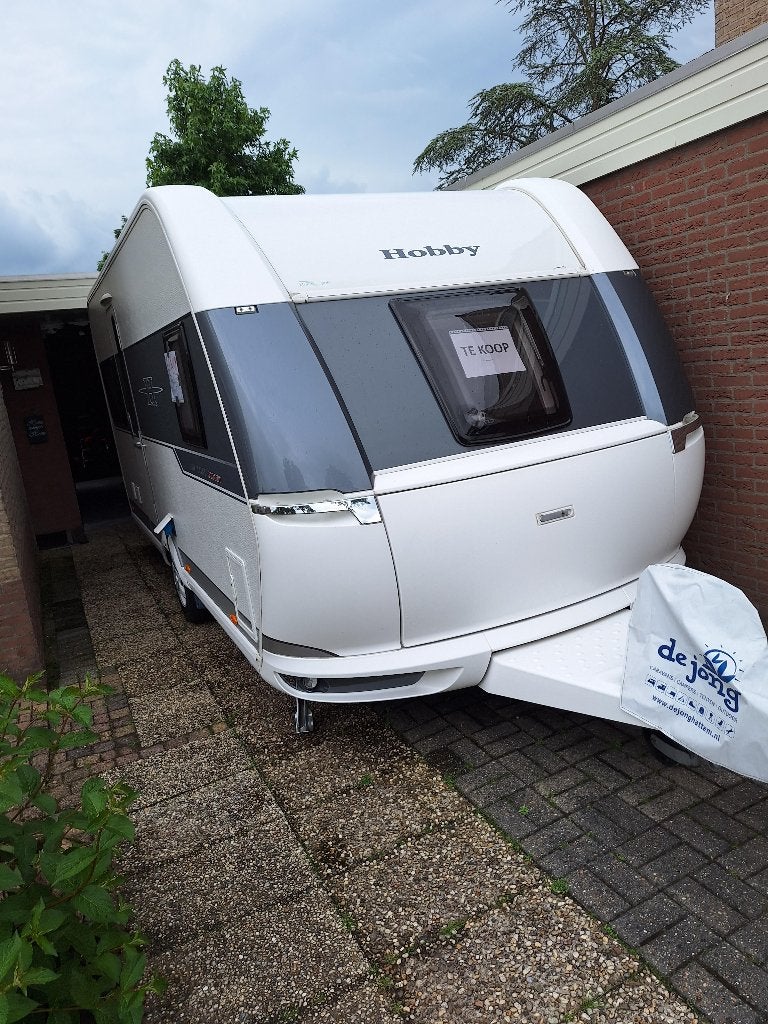 caravan, Caravans en Kamperen, Rondzit, Hobby, Schokbreker, Frans bed