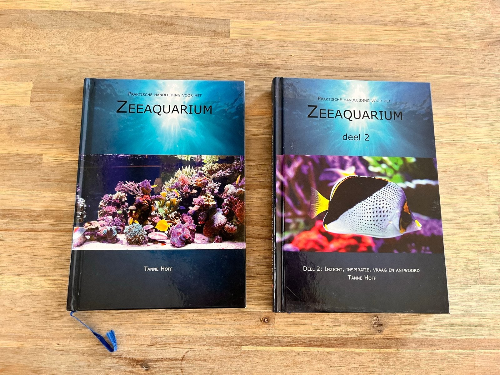Praktische Handleiding Zeeaquarium - Deel 1 & 2 Tanne Hoff, Ophalen of Verzenden, Zo goed als nieuw