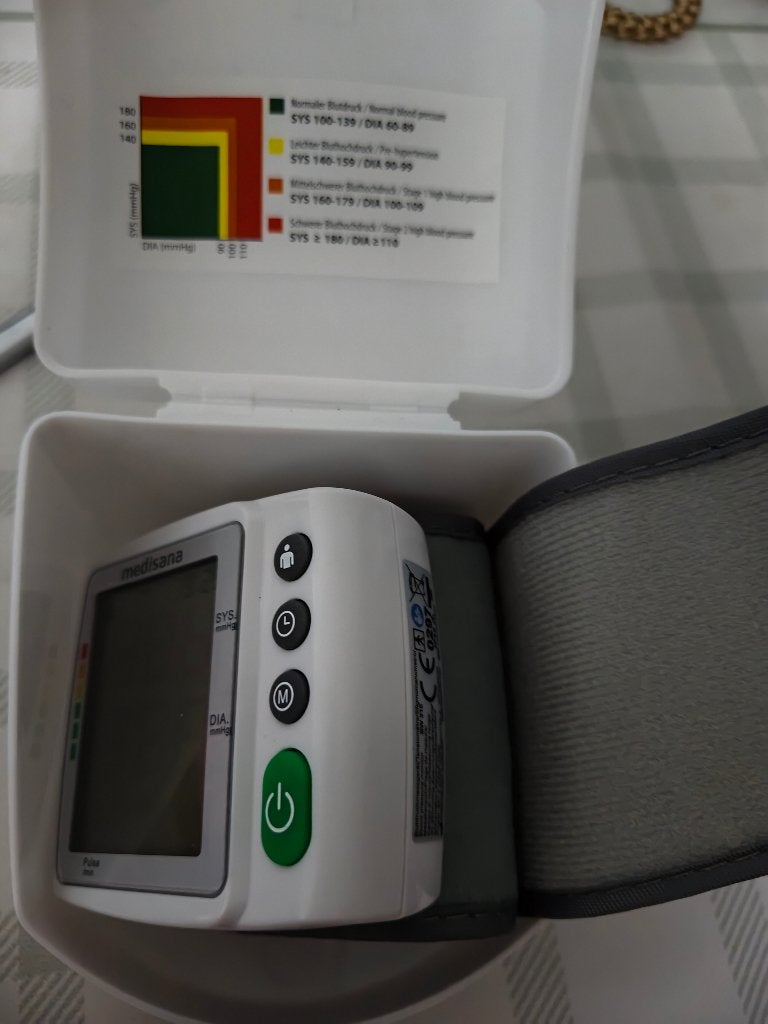 medisana BW 315 Wrist Blood Pressure Monitor,, Ophalen of Verzenden, Zo goed als nieuw, Lichaamsverzorging