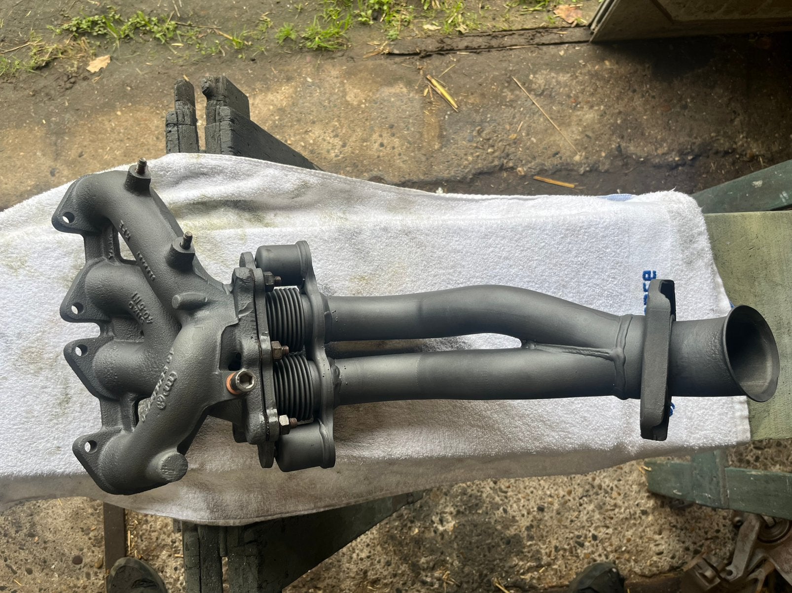 KR uitlaatspruitstuk VW / Audi MK2, Ophalen of Verzenden, Gereviseerd, Audi