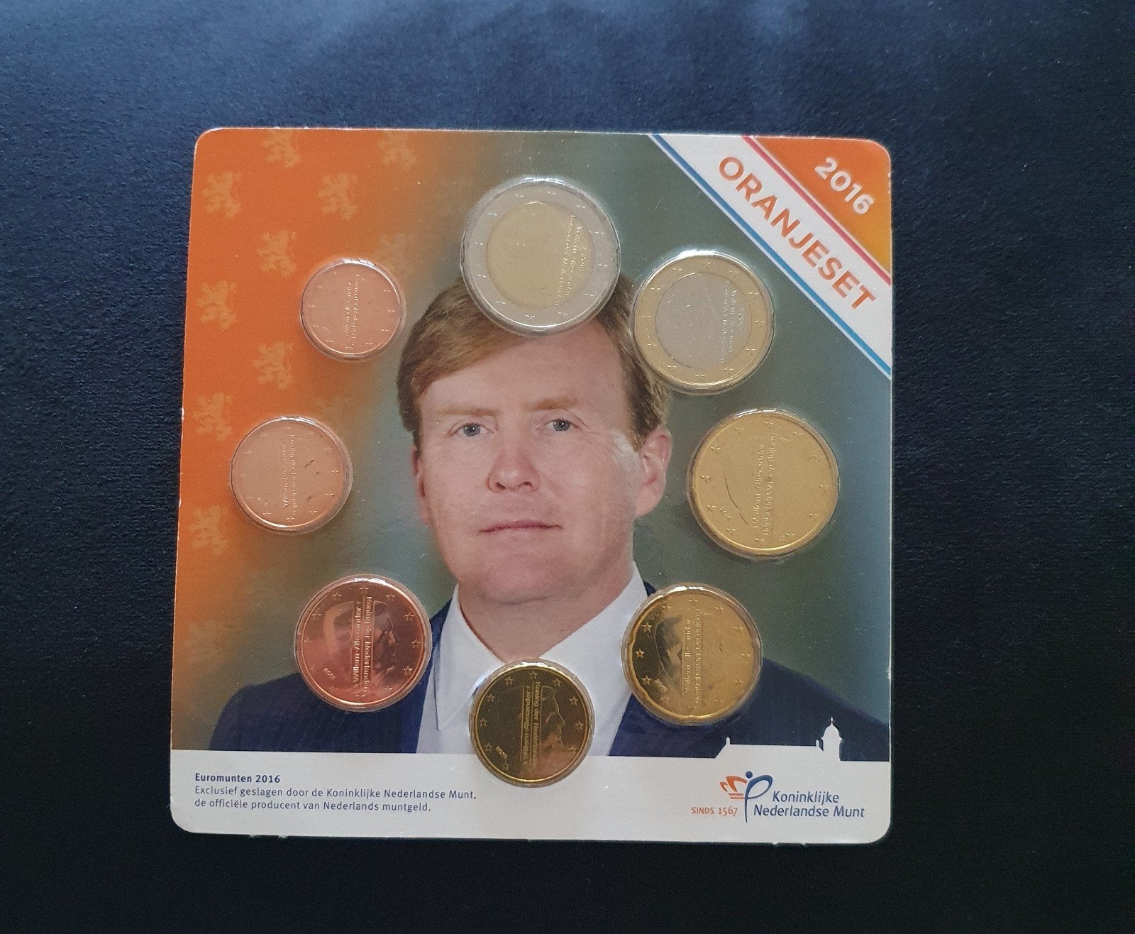 Oranjeset 2016 Koning Willem-Alexander en Koningin Máxima, Verzenden, Koningin Beatrix, Euro's, Setje