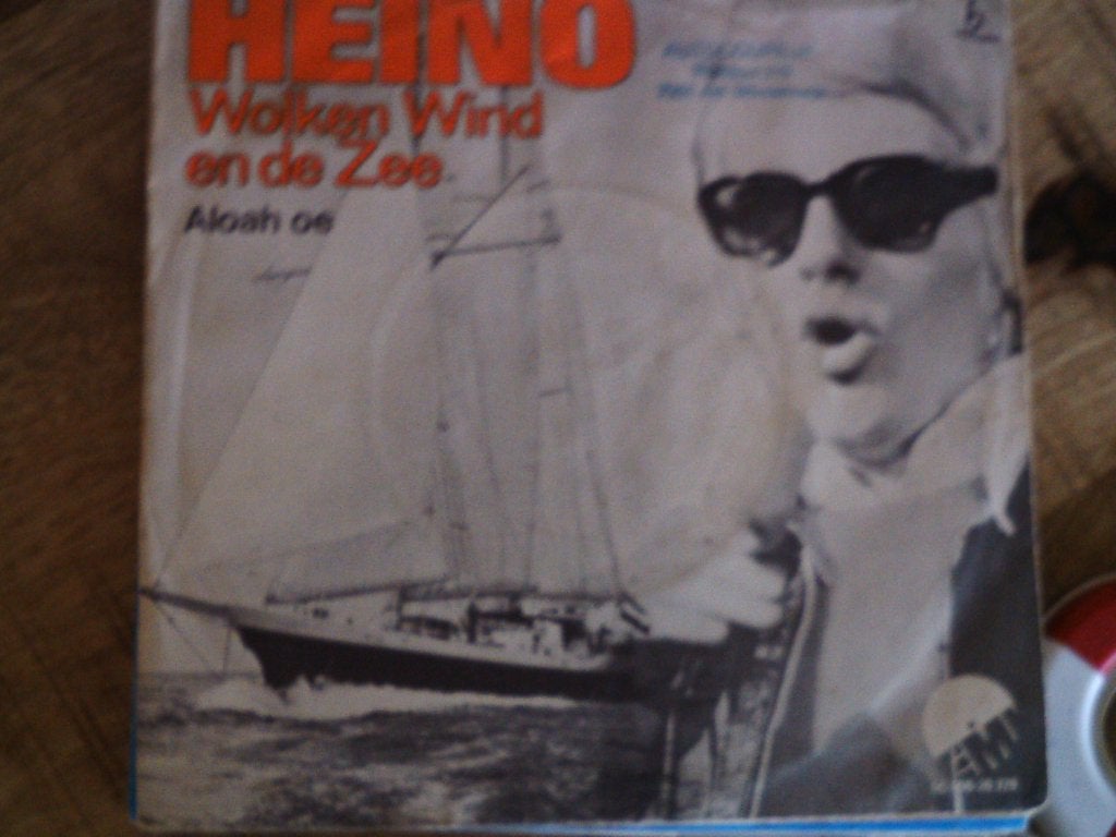Heino - Wolken, Wind en de Zee / Aloha Oe   25jul, 7 inch, Zo goed als nieuw, Fotohoes, Overige typen