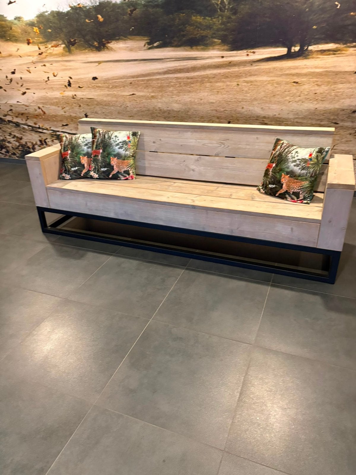 Douglas tuinbank, Ophalen, Zo goed als nieuw, Hout