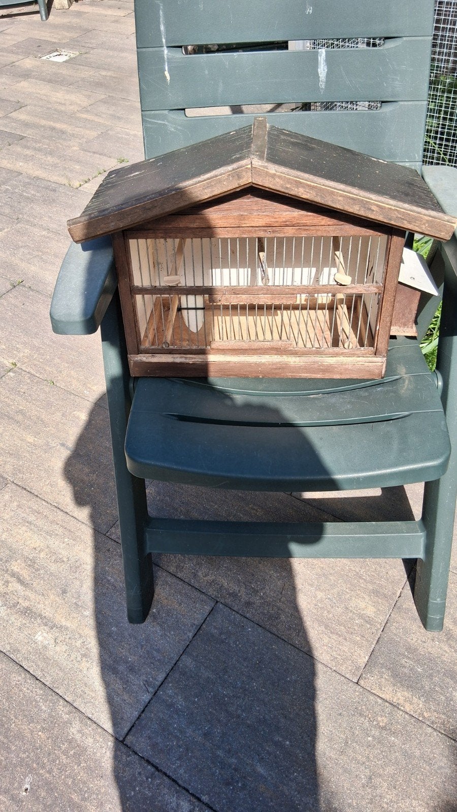te koop vinkenkooi, Dieren en Toebehoren, Ophalen, Gebruikt, Hout, Vogelkooi