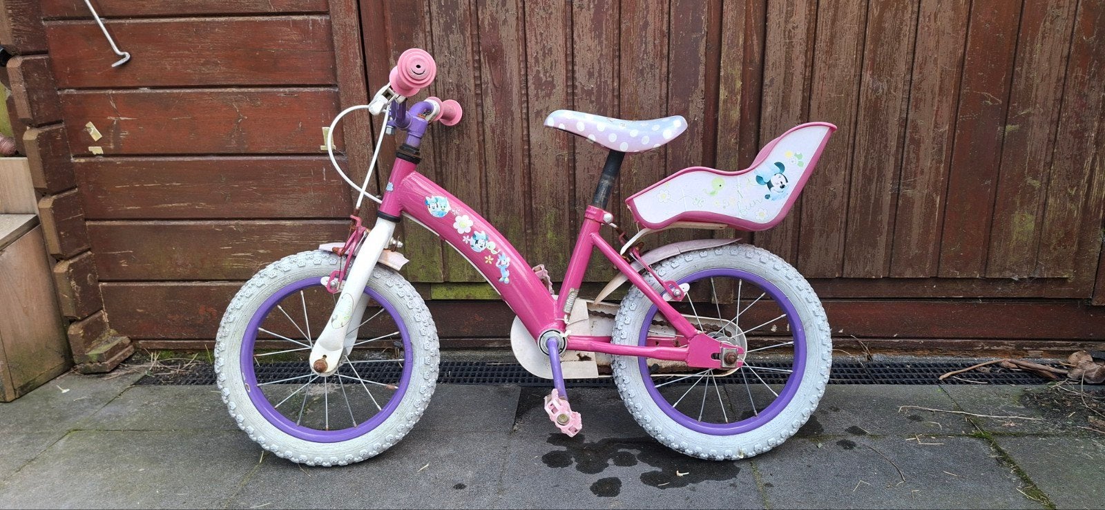 Meisjesfiets 14 inch, Ophalen, Gebruikt, Minder dan 16 inch