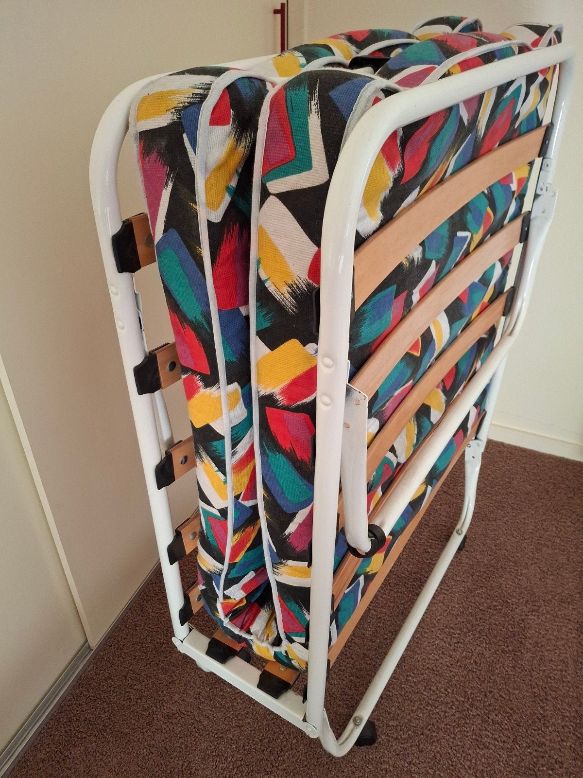 Opklapbed 80x190m - Gebruikt, Ophalen, Gebruikt, Eenpersoons, 190 cm of minder