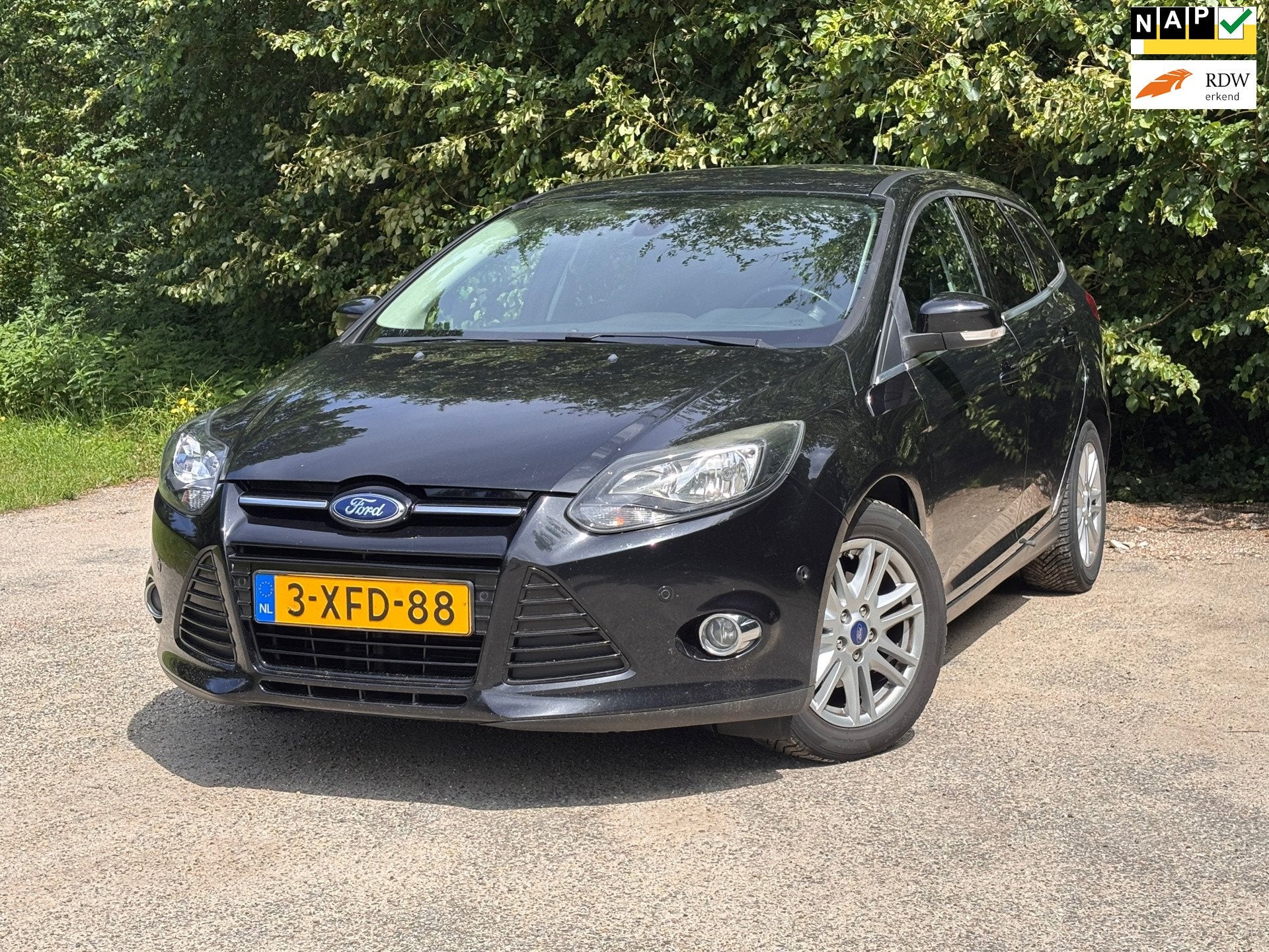 Ford Focus Wagon 1.0 EcoBoost Edition Plus | Airco + Cruise, Euro 5, Gebruikt, Zwart, Origineel Nederlands