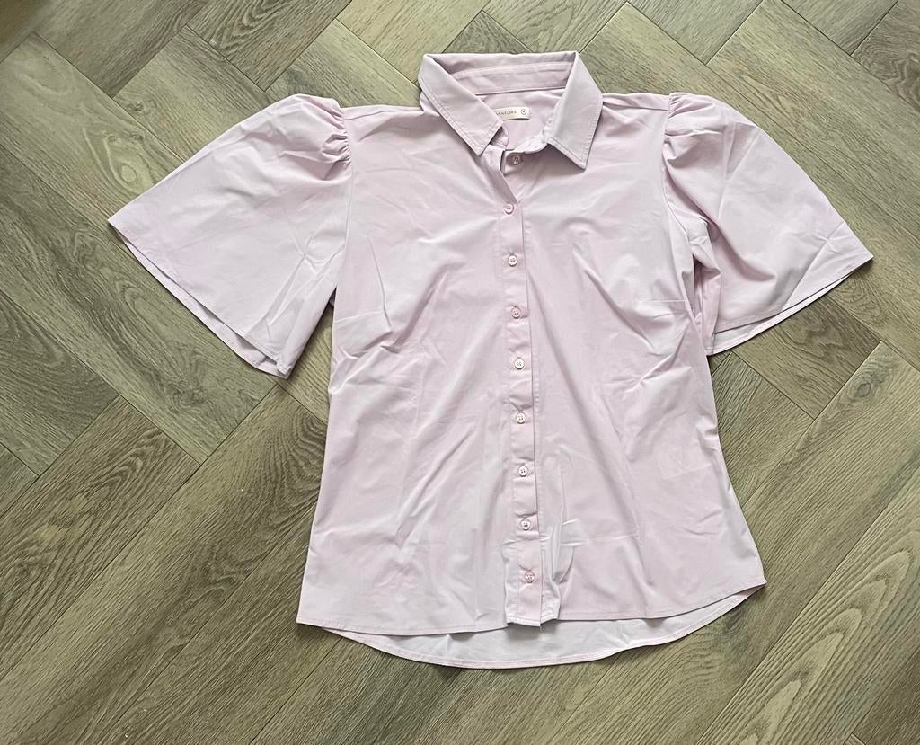 Studio Anneloes butterfly blouse rose travelstof mt M, Kleding | Dames, Ophalen of Verzenden, Zo goed als nieuw, Maat 38/40 (M)