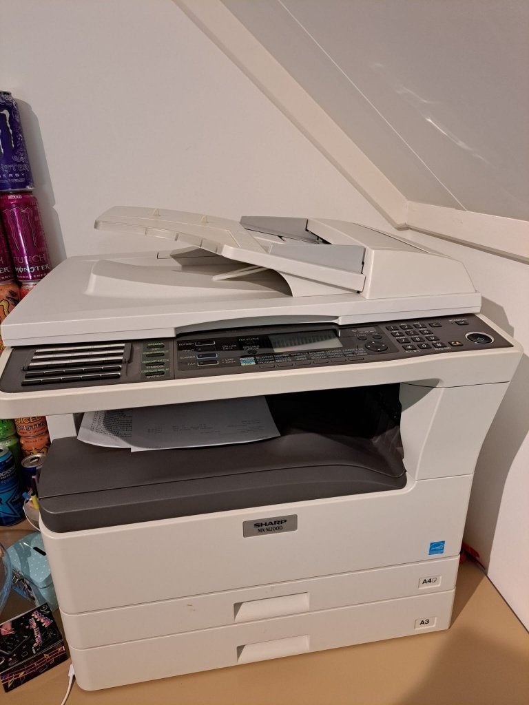 Sharp mx-m200d printer - scanner - kopiëren A3 / A4, Computers en Software, Printers, Ophalen, Gebruikt