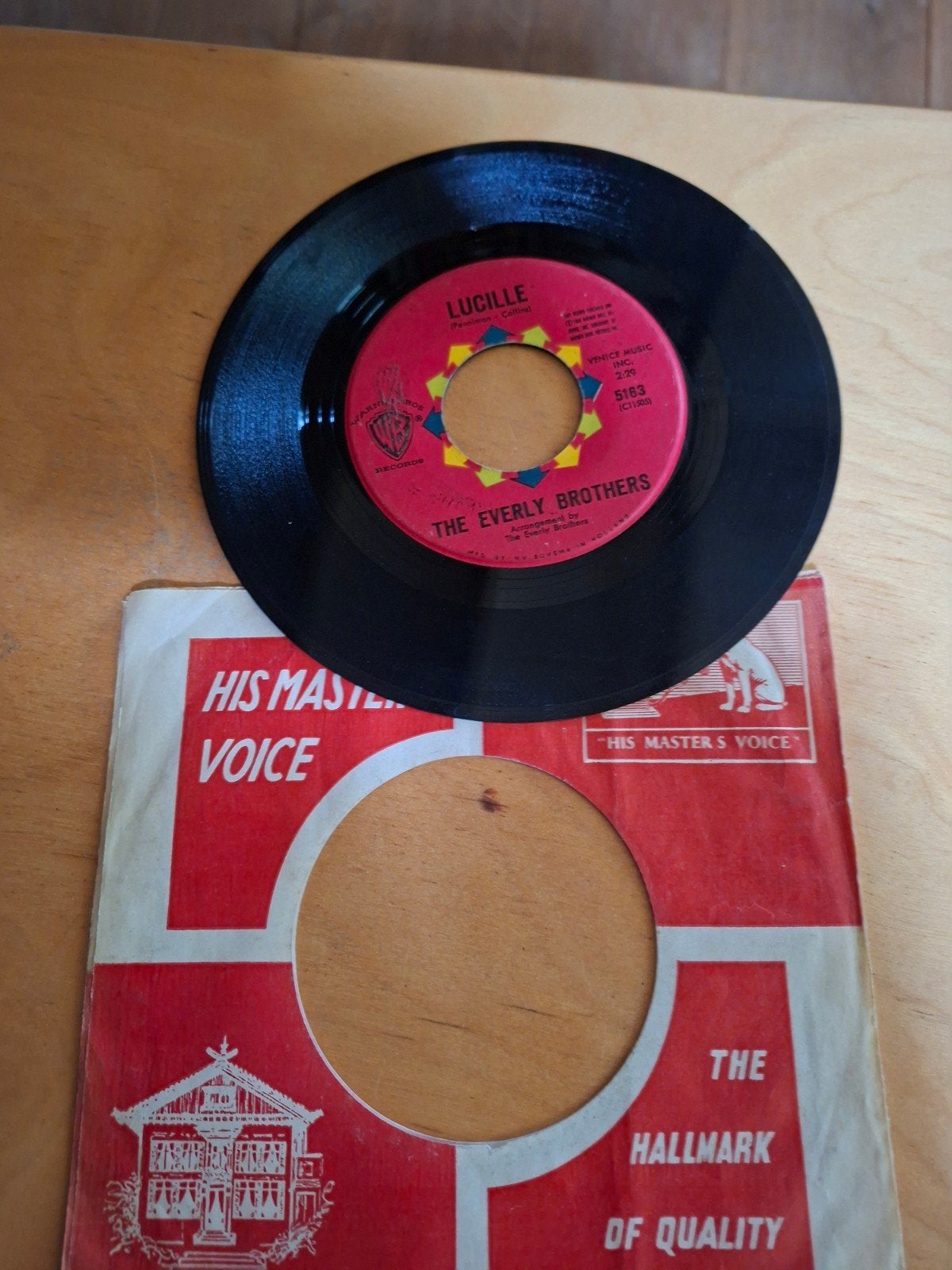 The Everly Brothers - Lucille / So Sad (1960 Single), Originele persing, Ophalen of Verzenden, Gebruikt, Pop