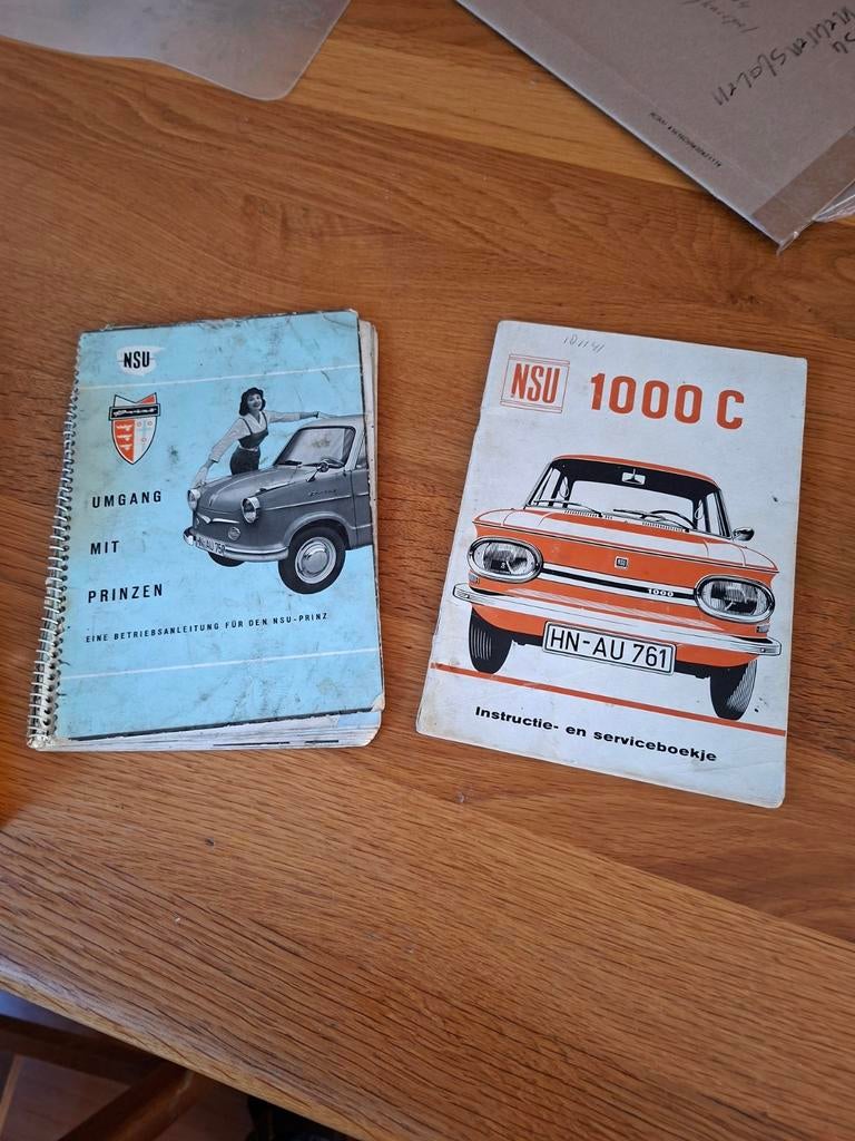 Nsu prinz  instructieboekje, Ophalen of Verzenden