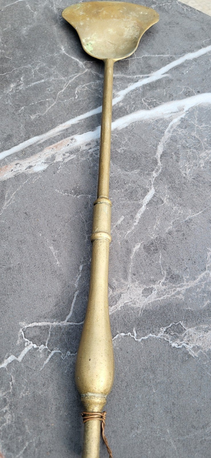 Antieke koperen of bronzen spatel/schep, Ophalen of Verzenden