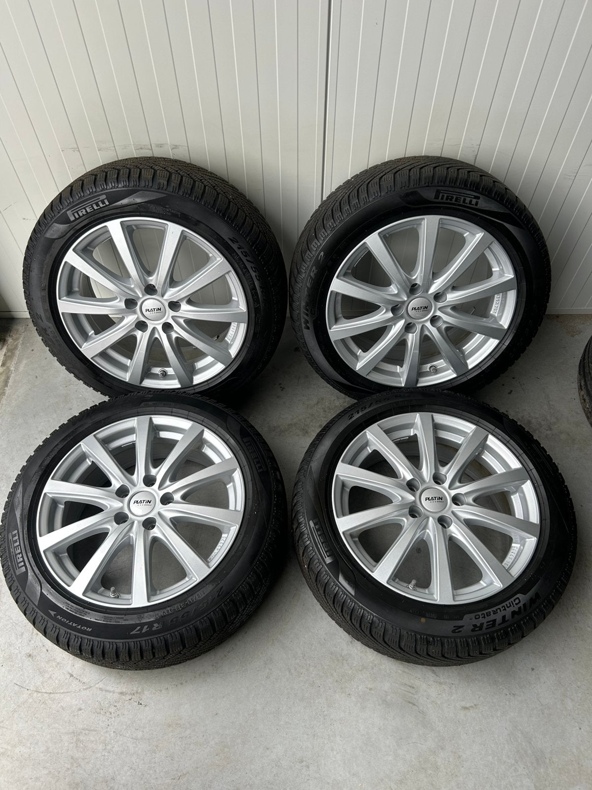 Platin P69 Tiguan Ateca Octavia Superb 5x112 17 Inch Winter, 215 mm, Banden en Velgen, 17 inch, Personenwagen