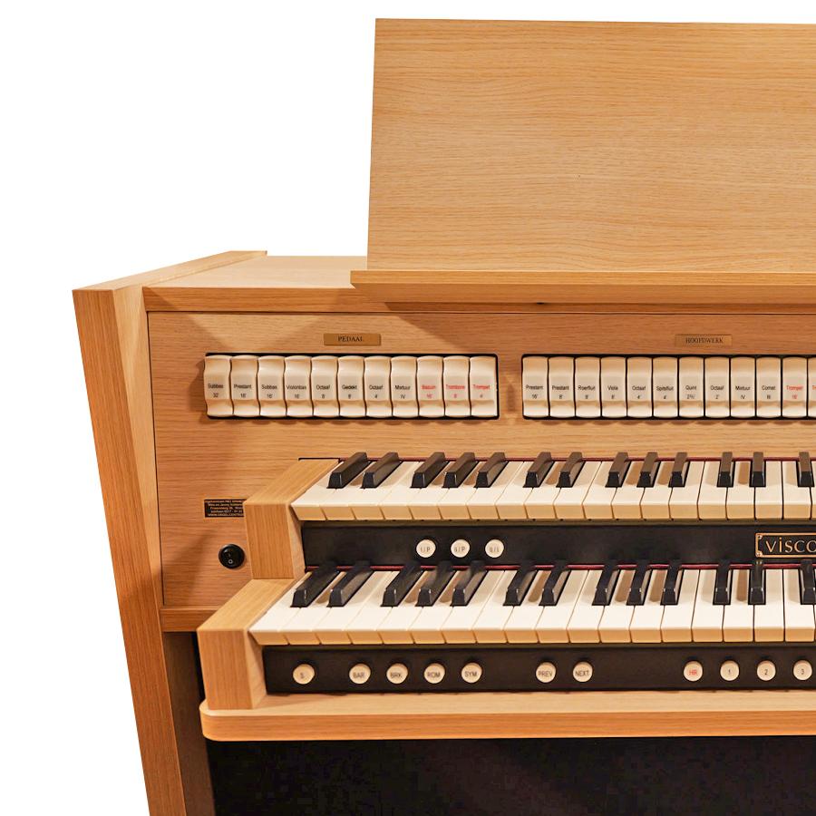 Viscount Chorum S50 Orgel Blank Eiken, Muziek en Instrumenten, Orgels, 2 klavieren, Gebruikt, Viscount, Ophalen of Verzenden