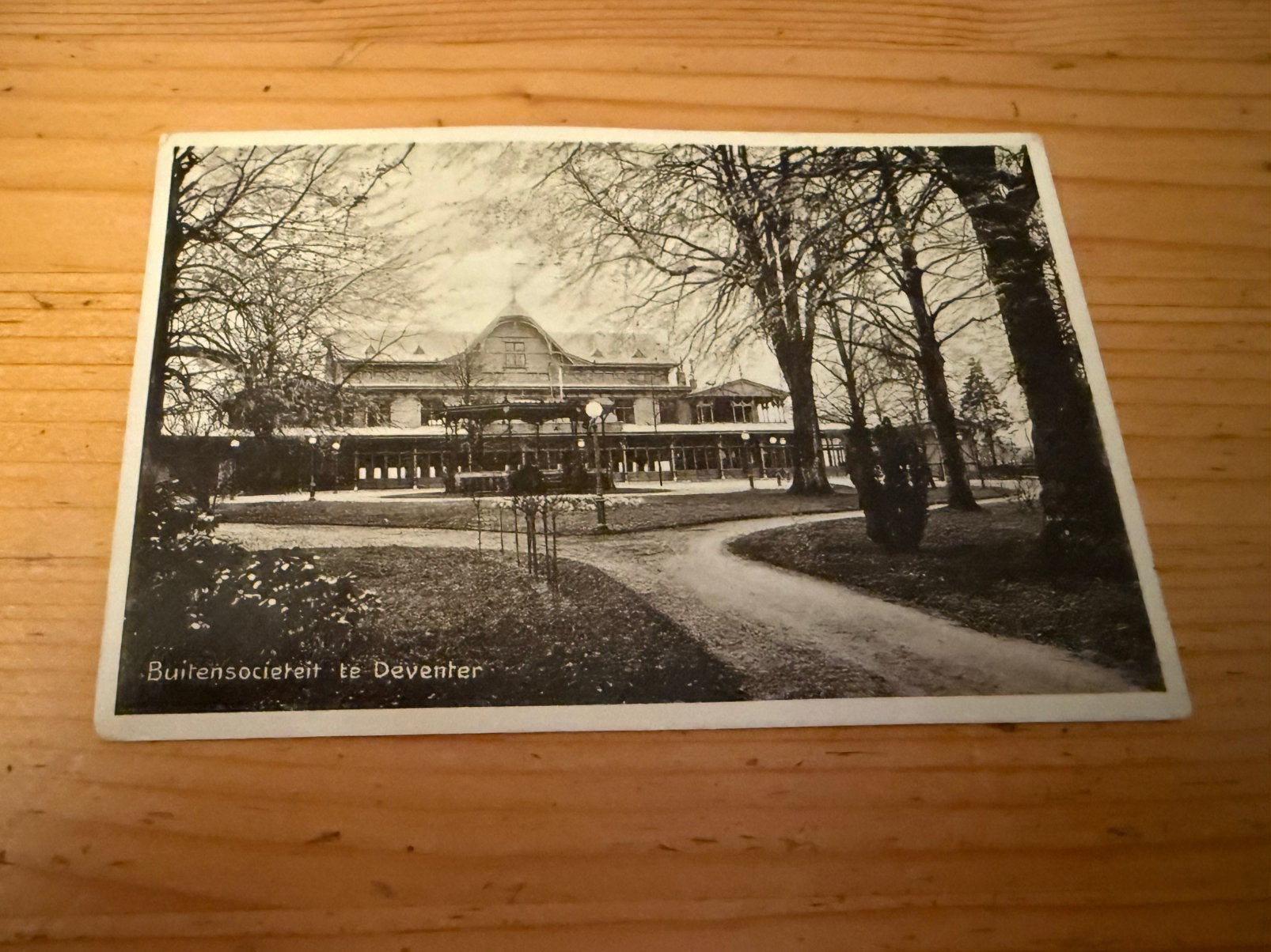 Ansichtkaart Deventer Buitensocieteit, Ophalen of Verzenden, Voor 1920, Overijssel