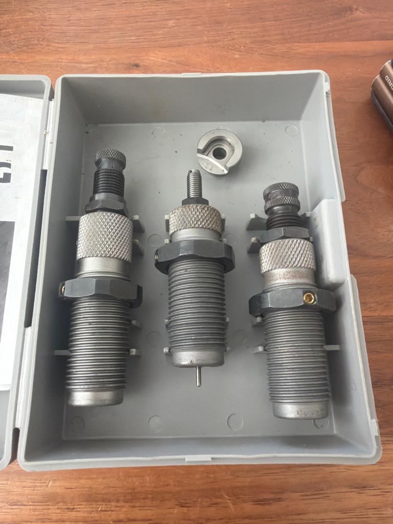 RCBS 3-DIE CARB SET .454 CASULL Herlaadmatrijzen Set, Ophalen of Verzenden, Zo goed als nieuw