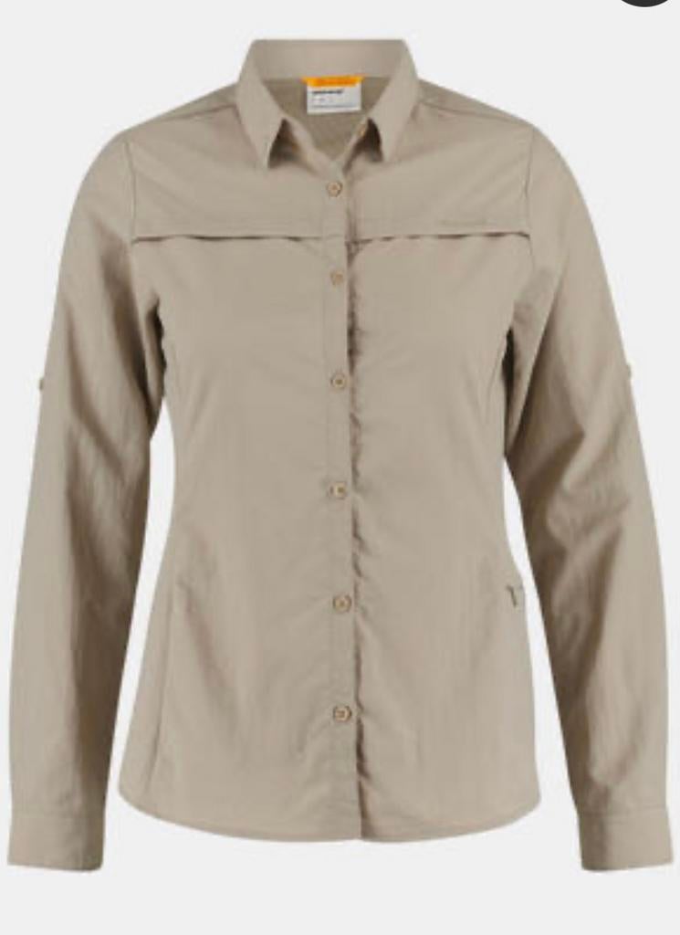 Bever Tropenblouse Ayacucho Maat L. zga NIEUW, Kleding | Dames, Beige, Maat 42/44 (L), Ophalen of Verzenden, Zo goed als nieuw