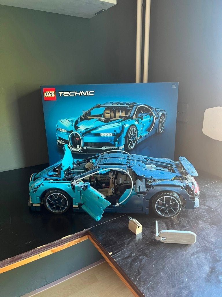 Lego Technic Bugatti Chiron 42083, Ophalen, Compleet, Lego, Zo goed als nieuw