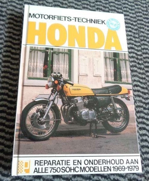 Honda CB-750-SOHC Vraagbaak Werkplaatshandboek NL 1969-1979, Verzenden, Nieuw