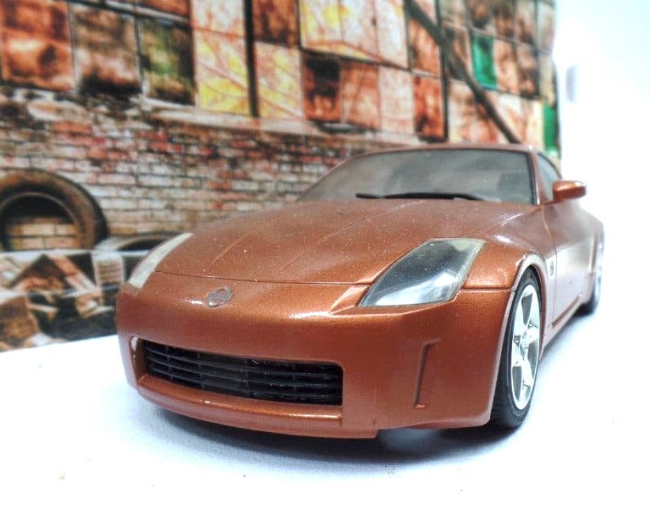Nissan 350Z modelauto - Bruin, Overige merken, Gebruikt, 1:50 of kleiner, Auto