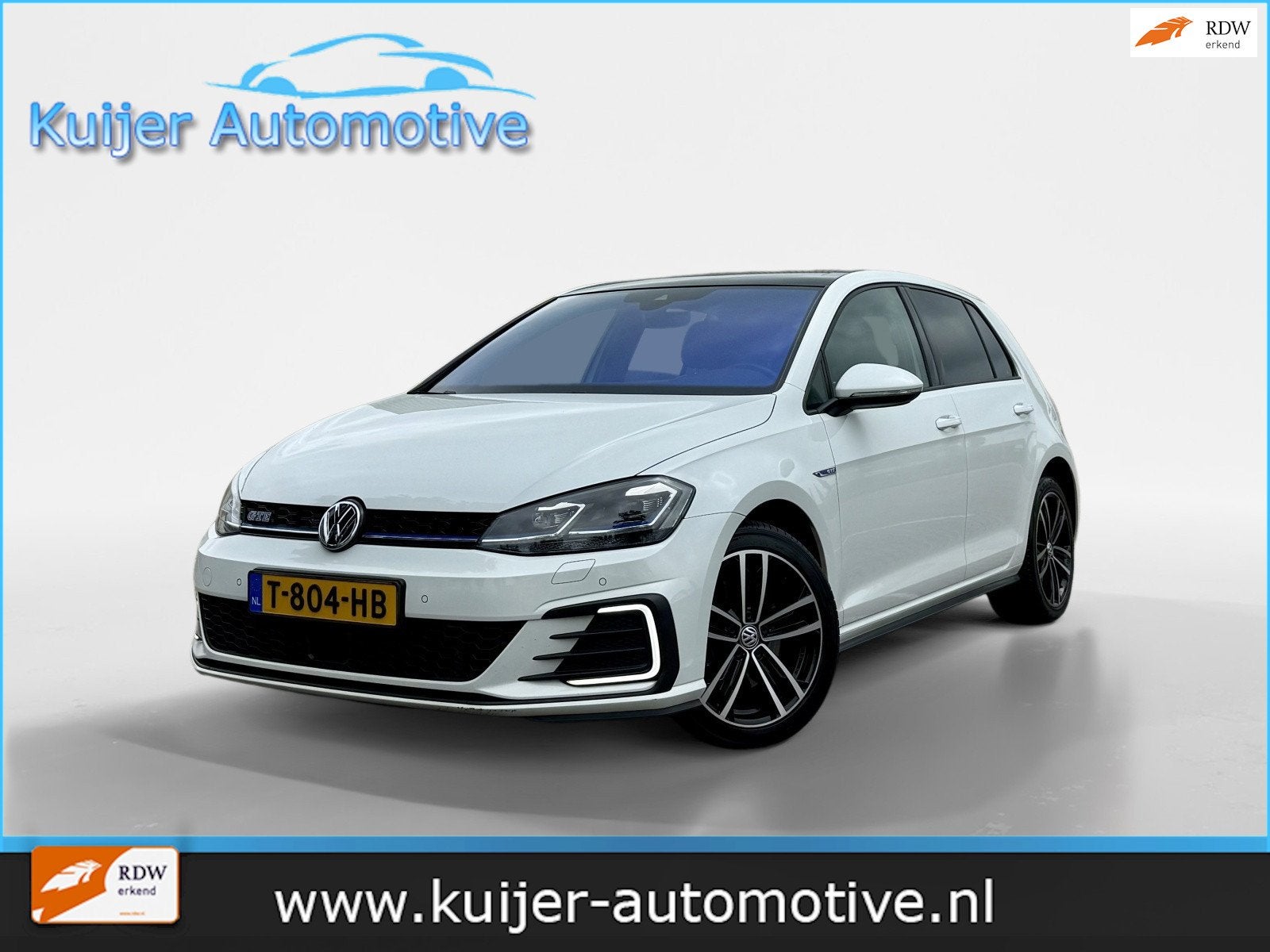 Volkswagen Golf 1.4 TSI PHEV GTE / Pano / Virtual / Leder/ D, Auto's, Gebruikt, 4 cilinders, 150 pk, Wit