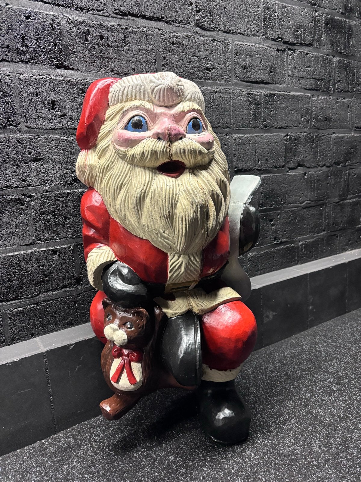 Kerstman van massief hout, Antiek en Kunst, Ophalen
