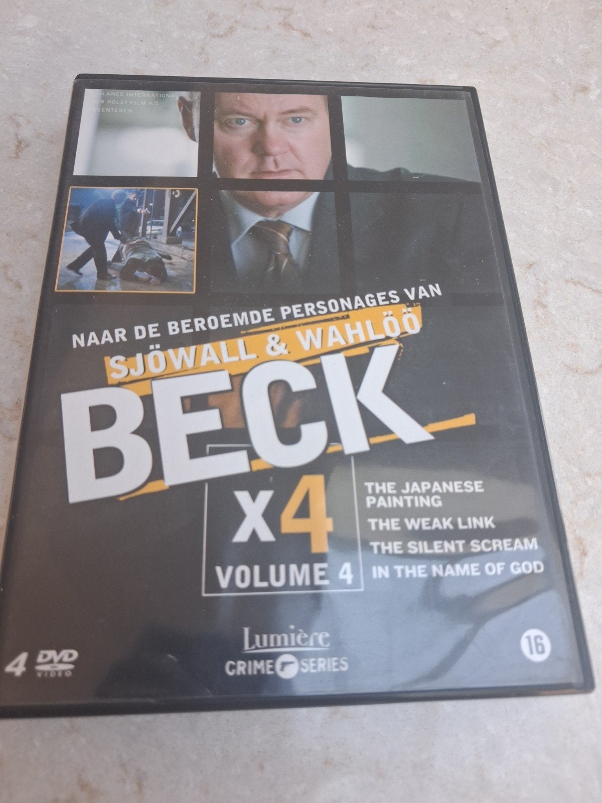 Beck x4 Volume 4 DVD - Scandinavische Misdaadserie, Cd's en Dvd's, Gebruikt, Vanaf 16 jaar, Nederlands, Ophalen of Verzenden