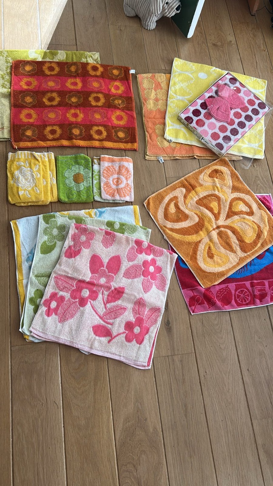 retro handdoeken, Ophalen of Verzenden, Theedoek of Handdoek