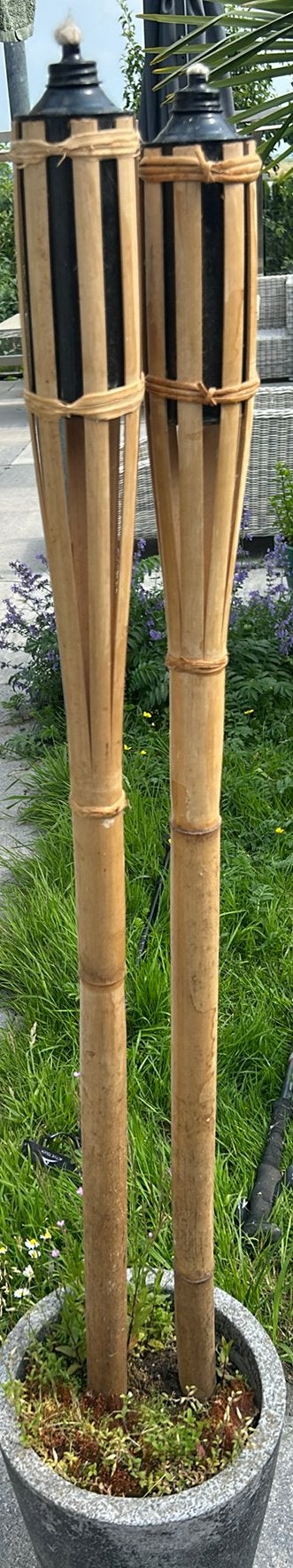 2 Baboe tuinfakkels 125 cm lang (nieuw), Ophalen, Nieuw