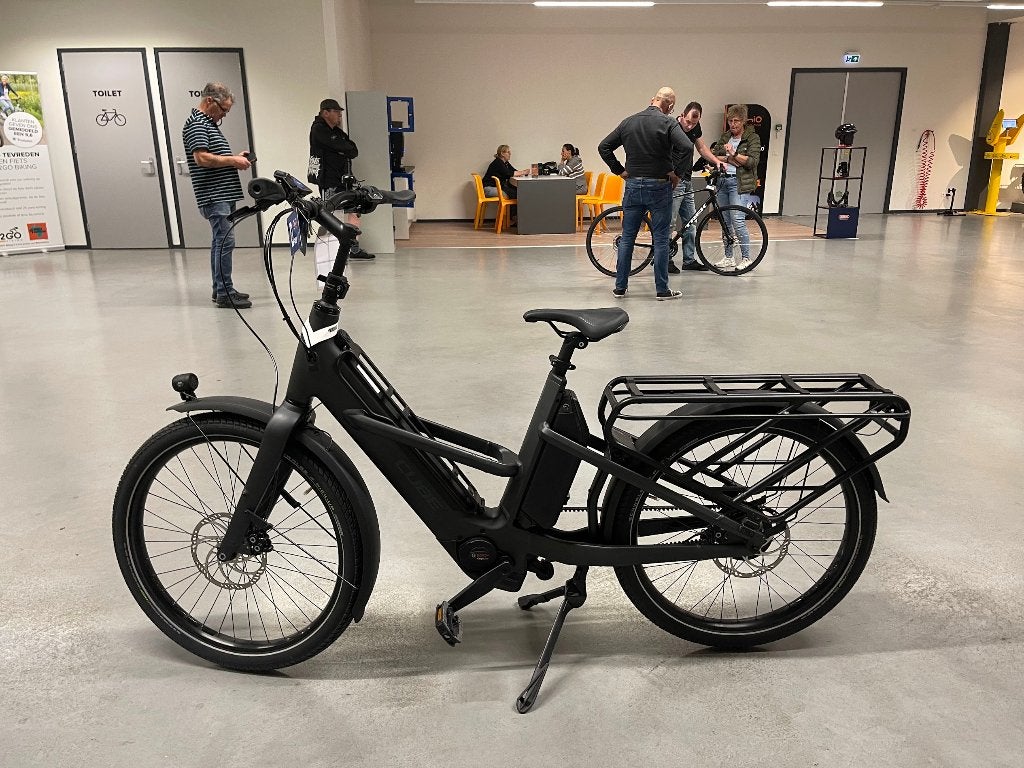 Cube Longtail Cargo Bosch Performan Gates Belt Enviolo 725Wh, Elektrisch, Zo goed als nieuw, 2 kinderen, Schijfrem
