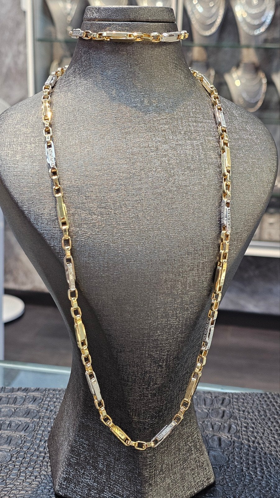 Prachtige 14k gouden ketting met armband 68cm, Ophalen of Verzenden, Nieuw, Goud, Goud