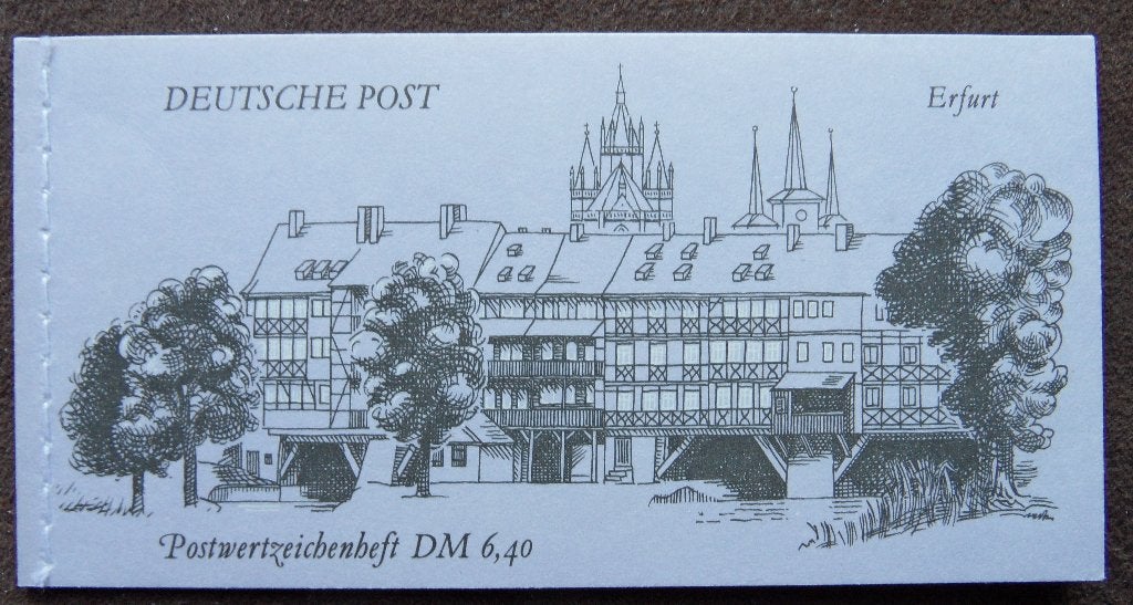 Postzegelboekje Duitsland – DDR Erfurt, Postzegels en Munten, Ophalen of Verzenden, DDR, Postfris